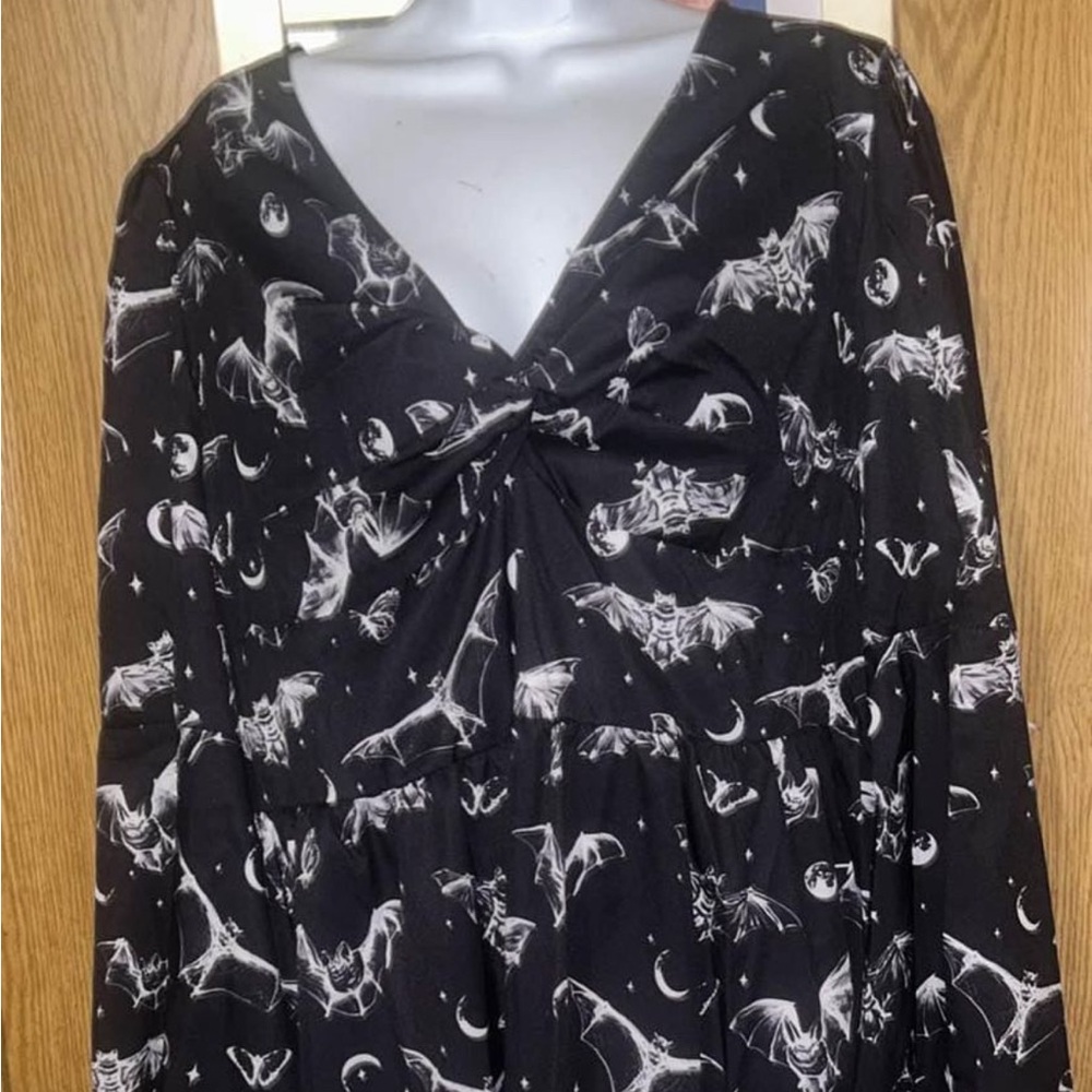 Long Bell Sleeve BAT Dress (NWOT)